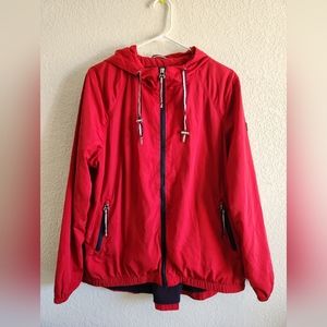 Tommy Hilfiger Hooded Windbreaker Lg